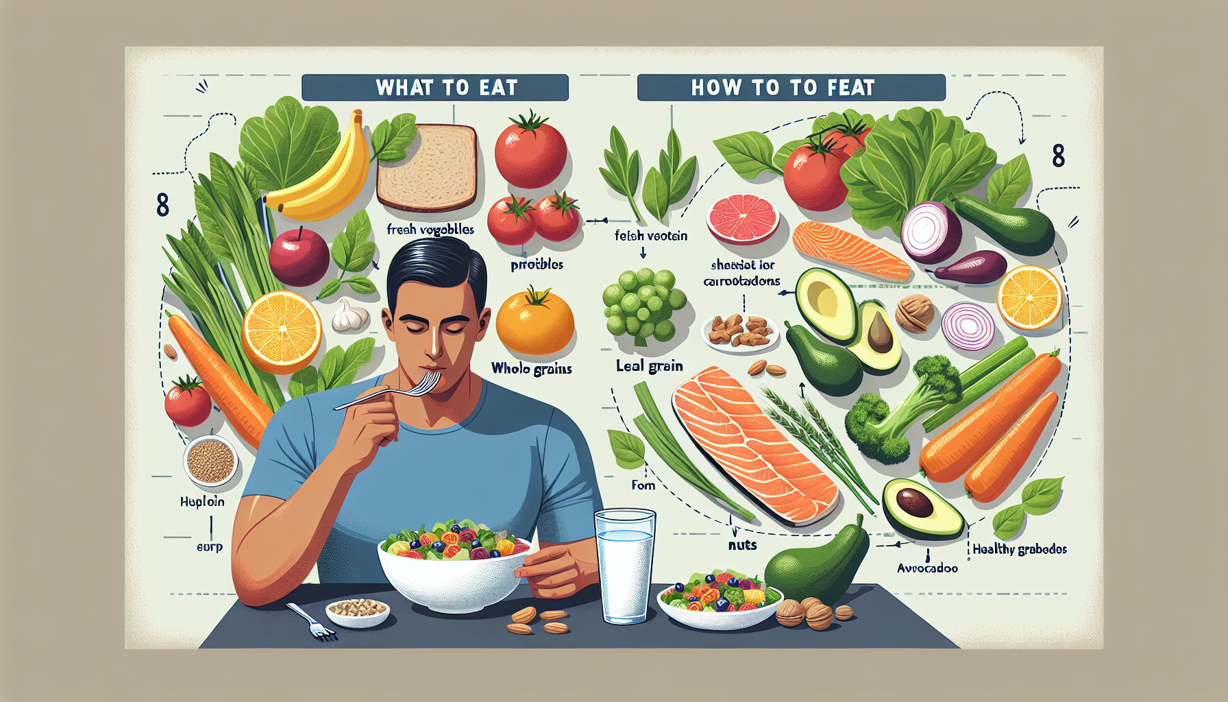 건강한 식습관: 무엇을 먹고, 어떻게 먹을까? -두번째