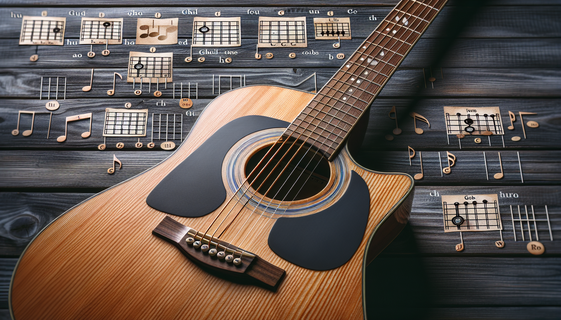 빠르게 배울 수 있는 기타 코드-두번째