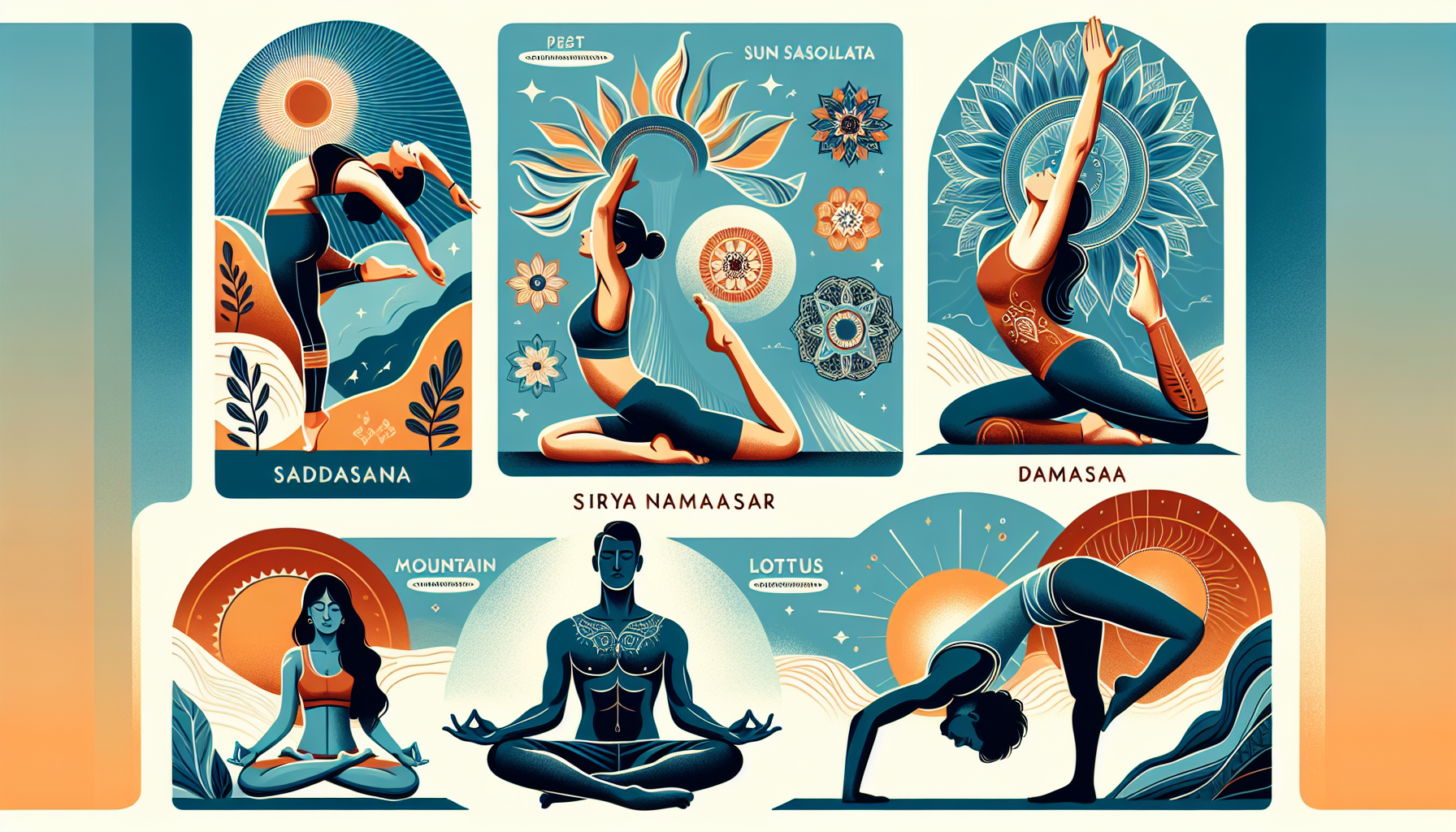 몸과 마음을 위한 요가 자세 소개-두번째